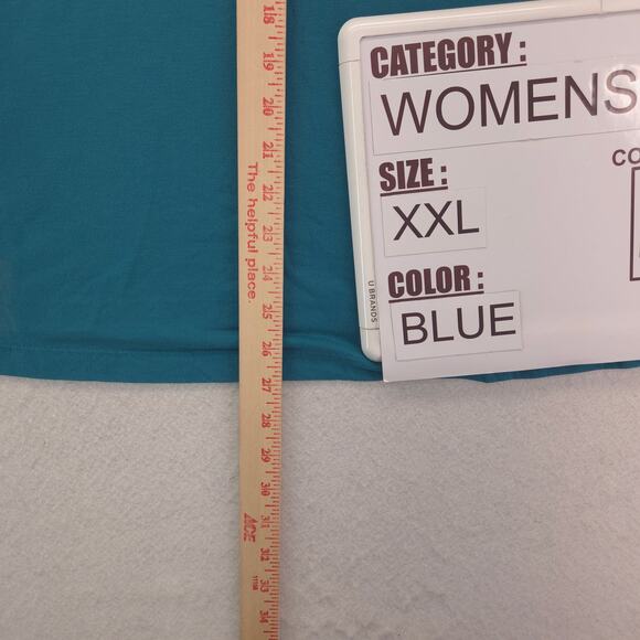 Nike Casual Short Sleeve Crew Neck Graphic T Shirt Womens Size 2XL Blue - Picture 6 of 9